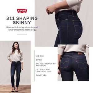 311 Shaping Skinny Black Levi’s Jeans